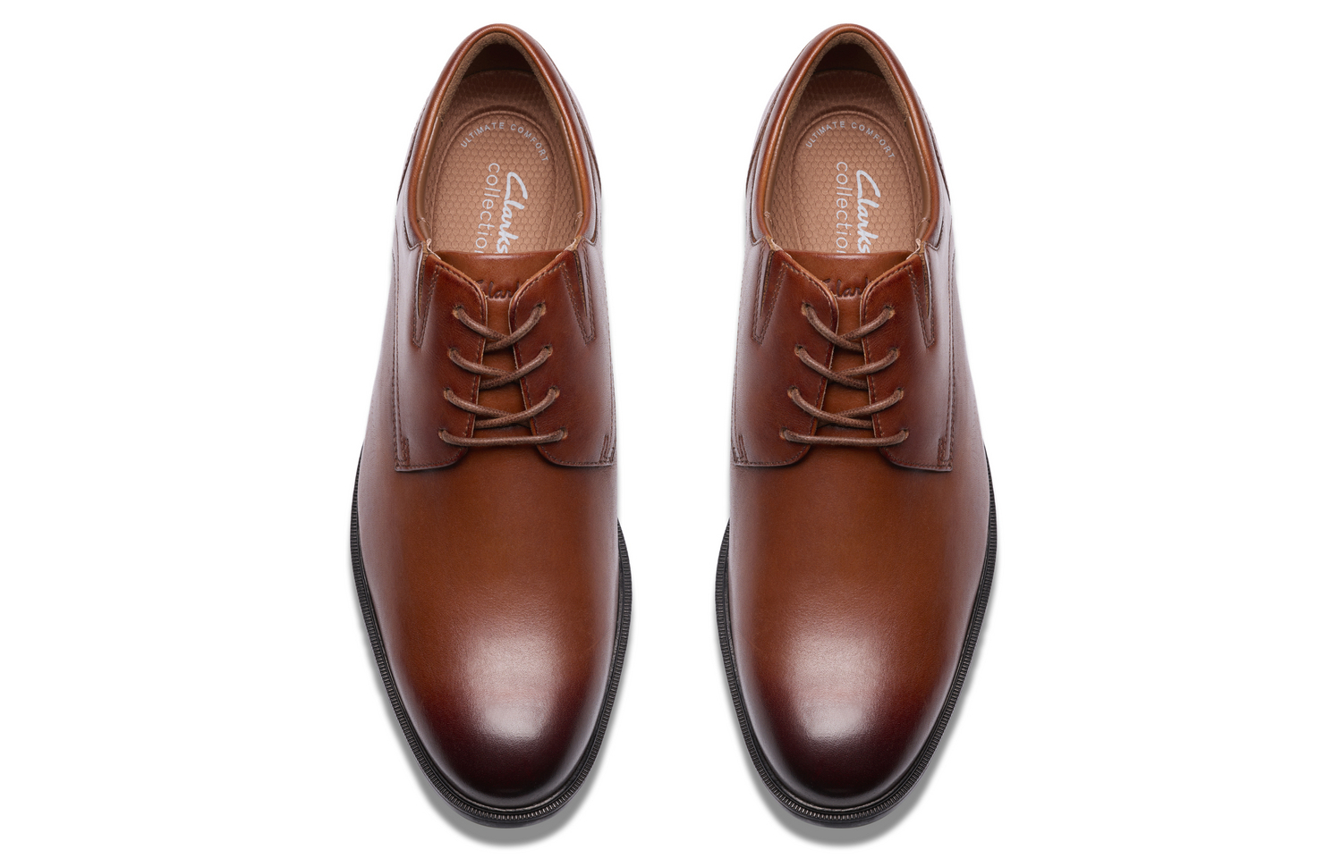 Туфли мужские dark umber Clarks, темно-коричневый — фото 4