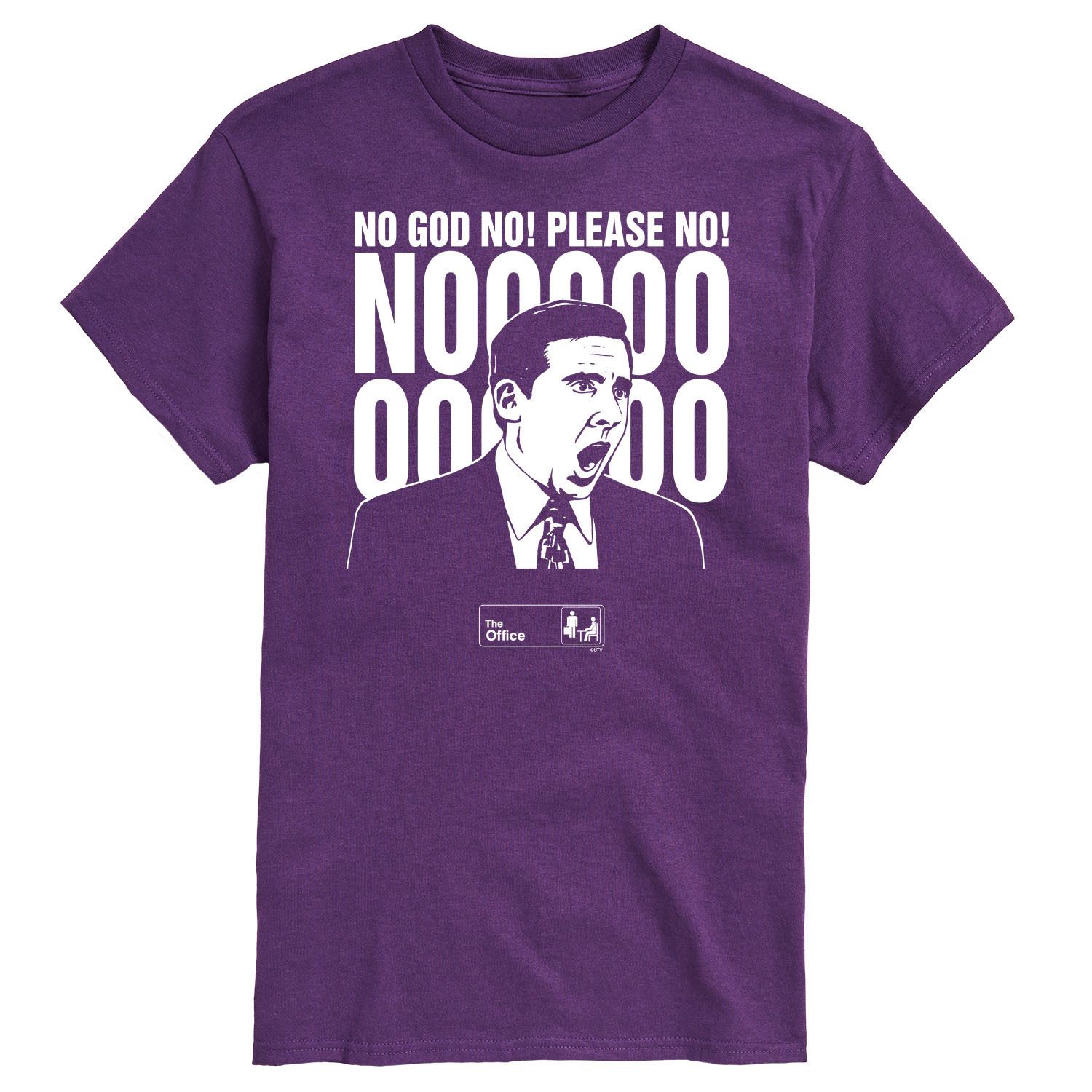 

Мужская футболка The Office No God Please No Tee Licensed Character