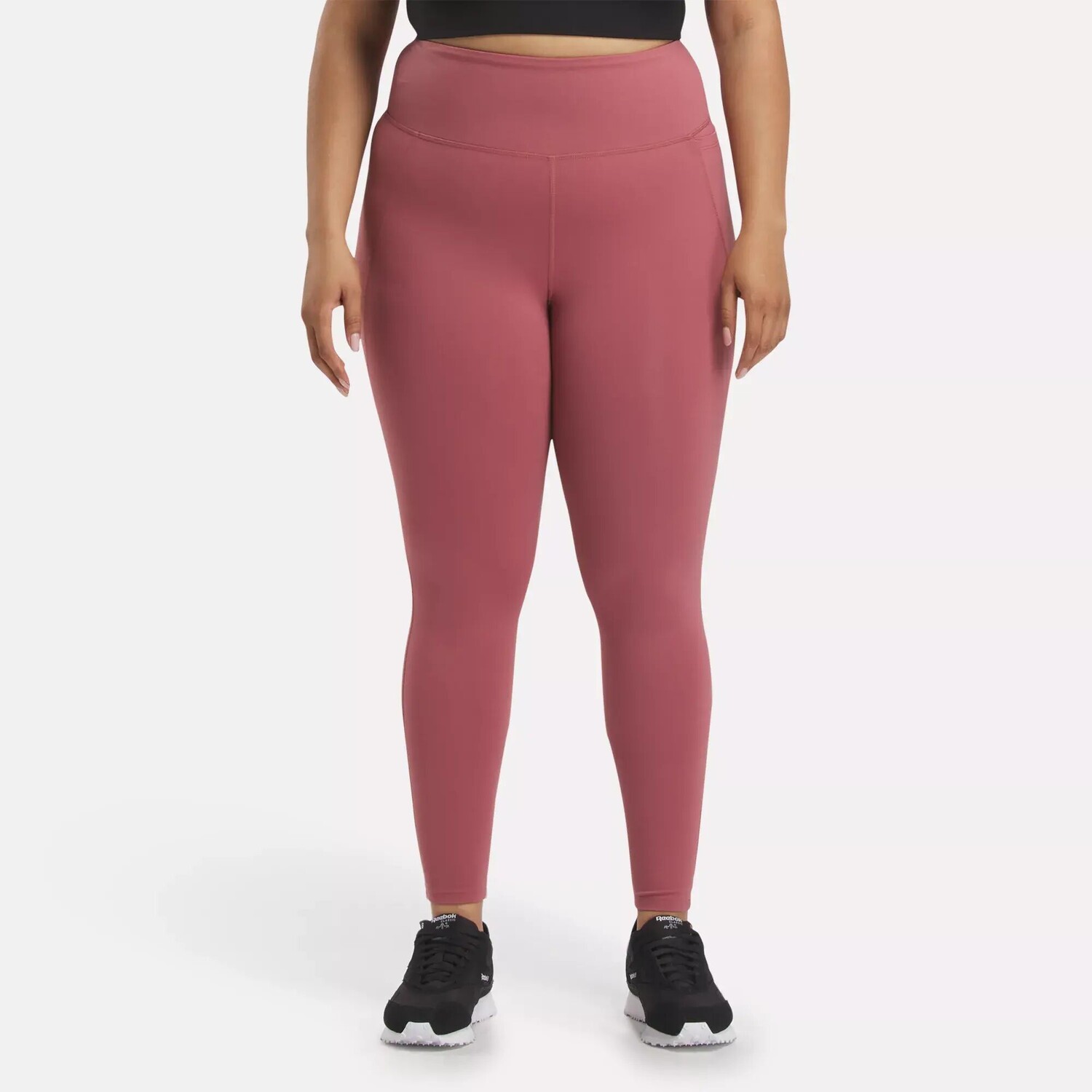 

Леггинсы Lux с высокой посадкой (большие размеры) Reebok, малиновый