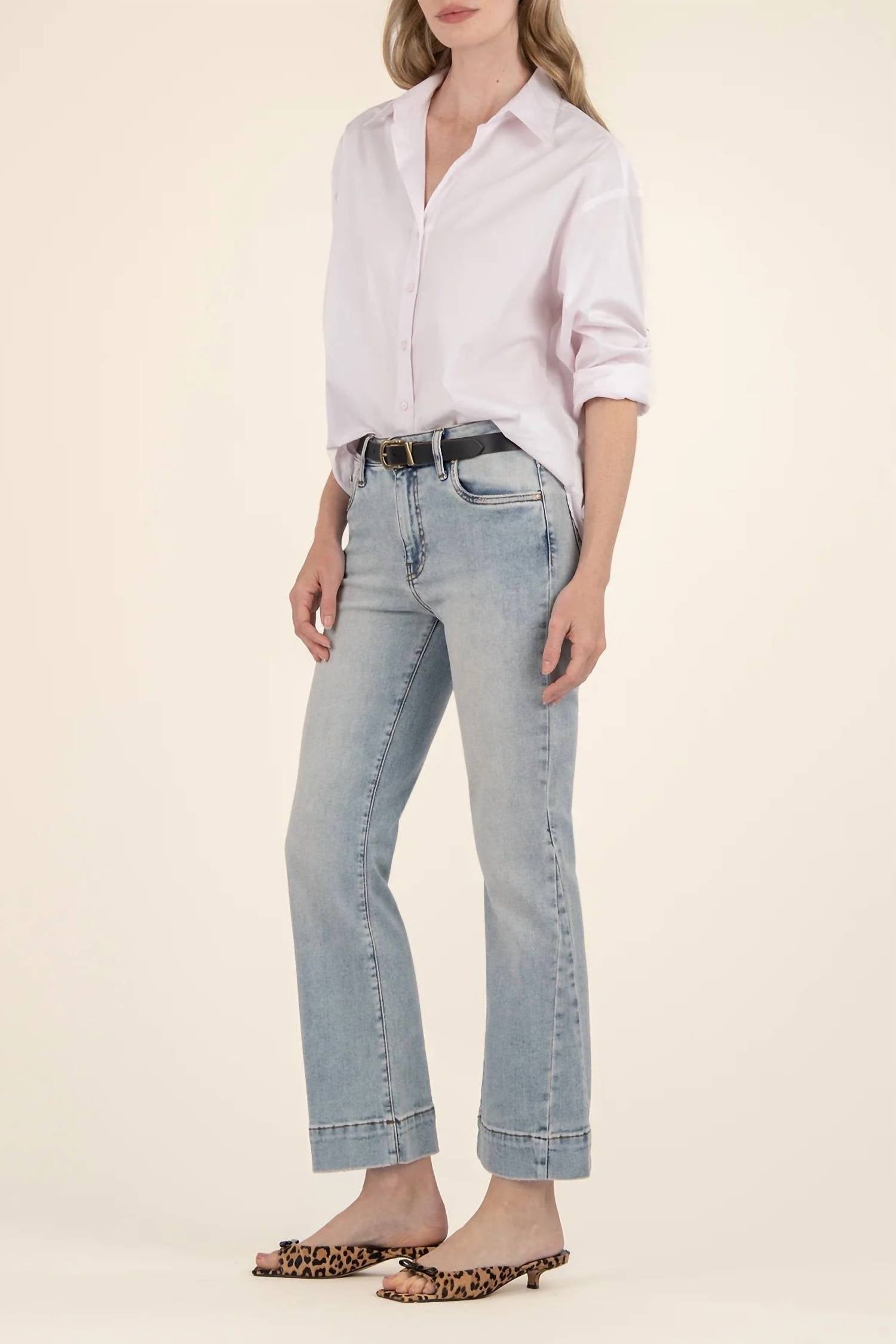 

Джинсы Kelsey High Rise Ankle Jeans In Defend KUT FROM THE KLOTH, defend