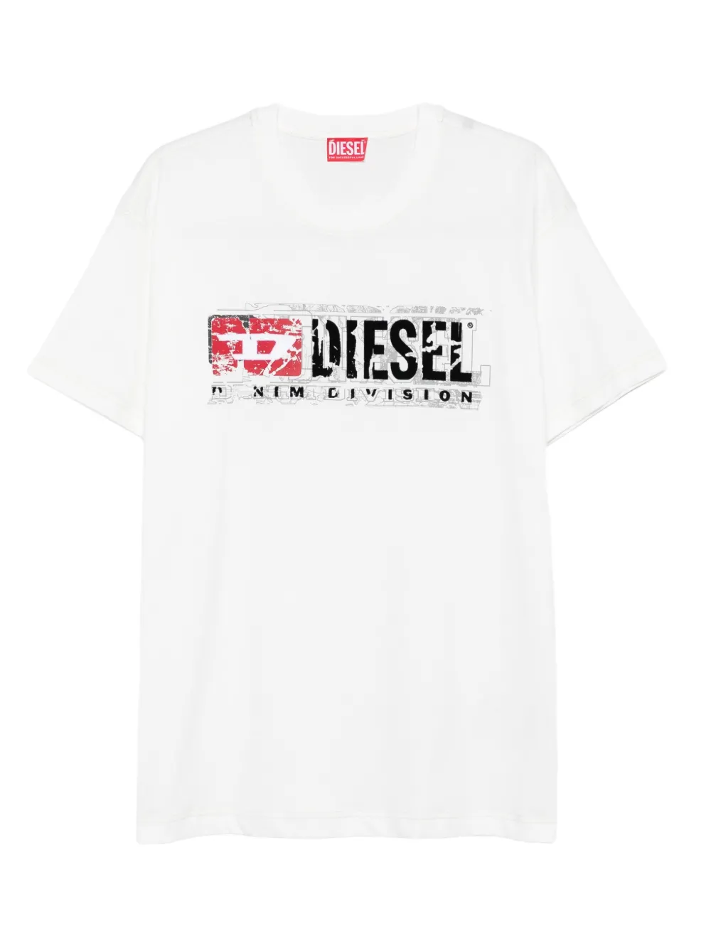 

Футболка с логотипом DIESEL, белый