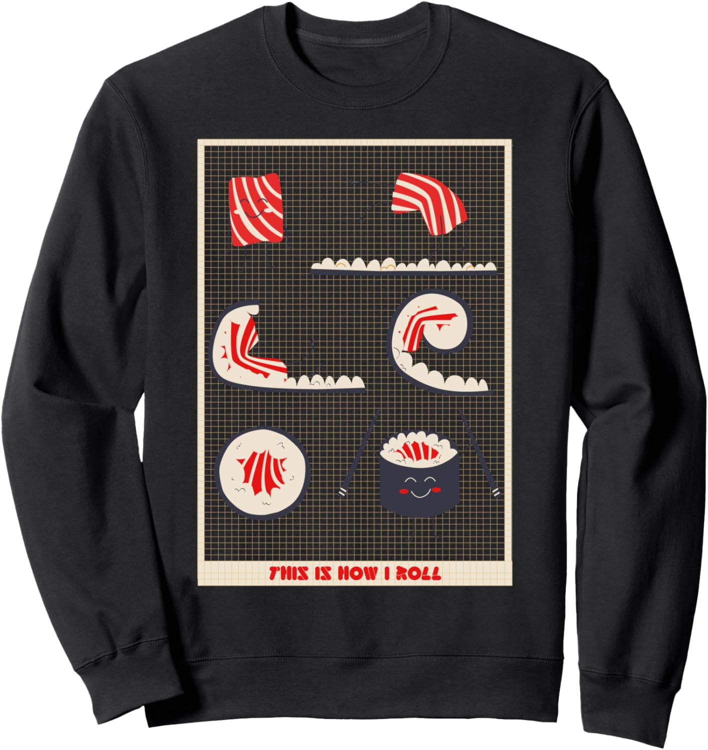 

Рис для суши. Вот как я это делаю. Япония. Кавайный подарок. Женская и мужская толстовка Sushi Chef Japanese Food Otaku Funny Nul Tees, черный