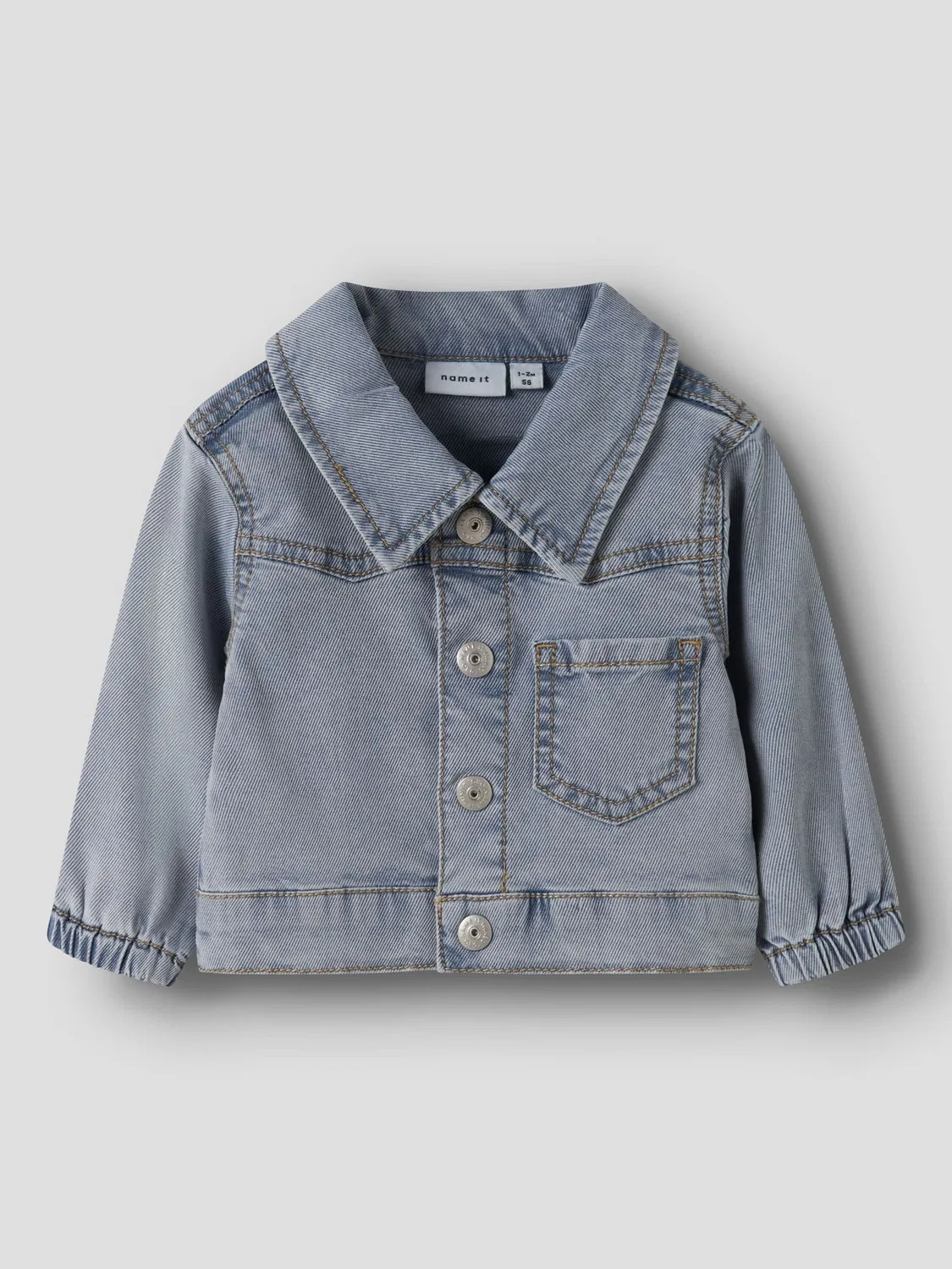 Кардиган джинсовый Name it, light blue denim — фото 3