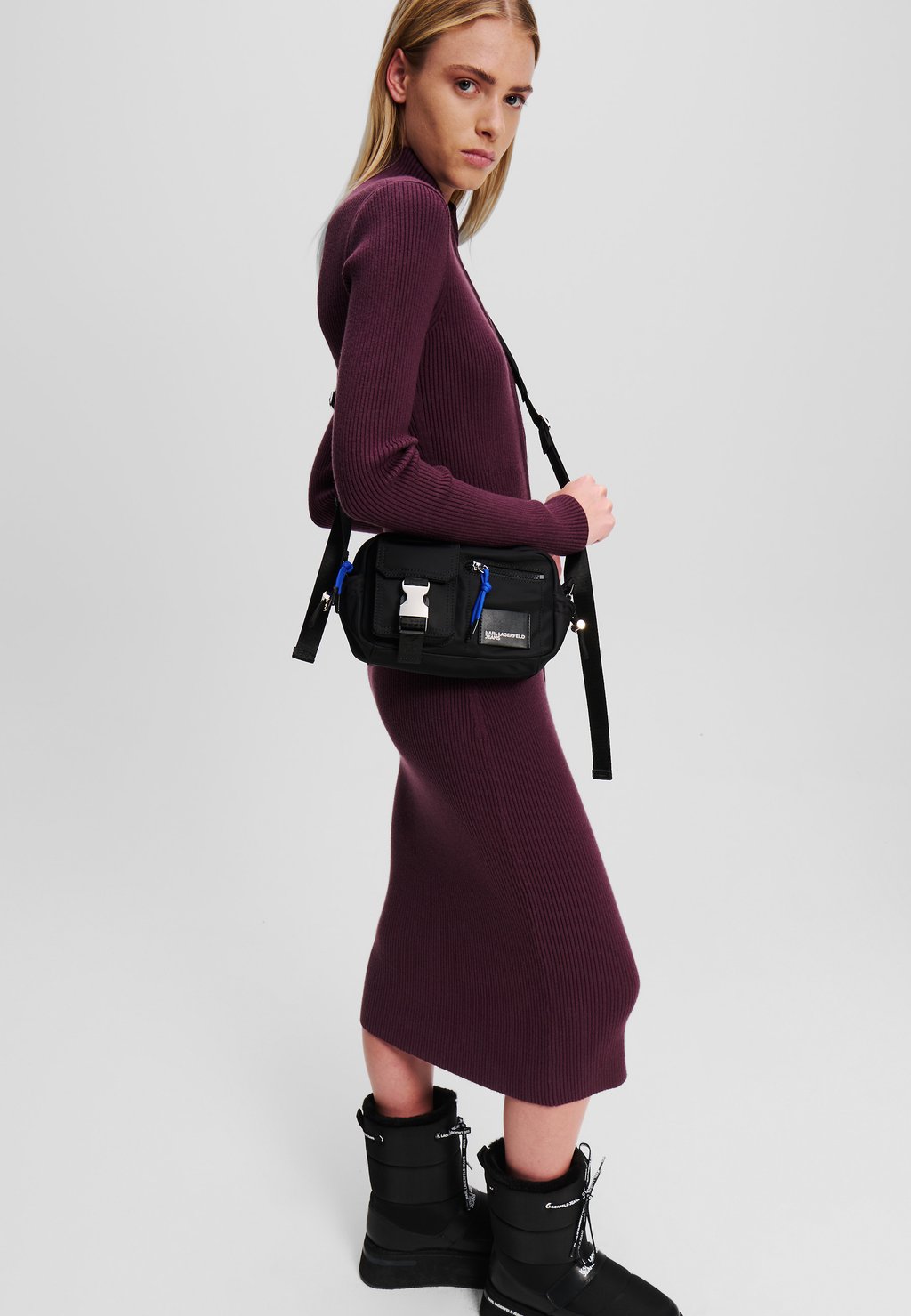

Сумка через плечо STREET CROSSBODY - Across body bag Karl Lagerfeld Jeans, черный