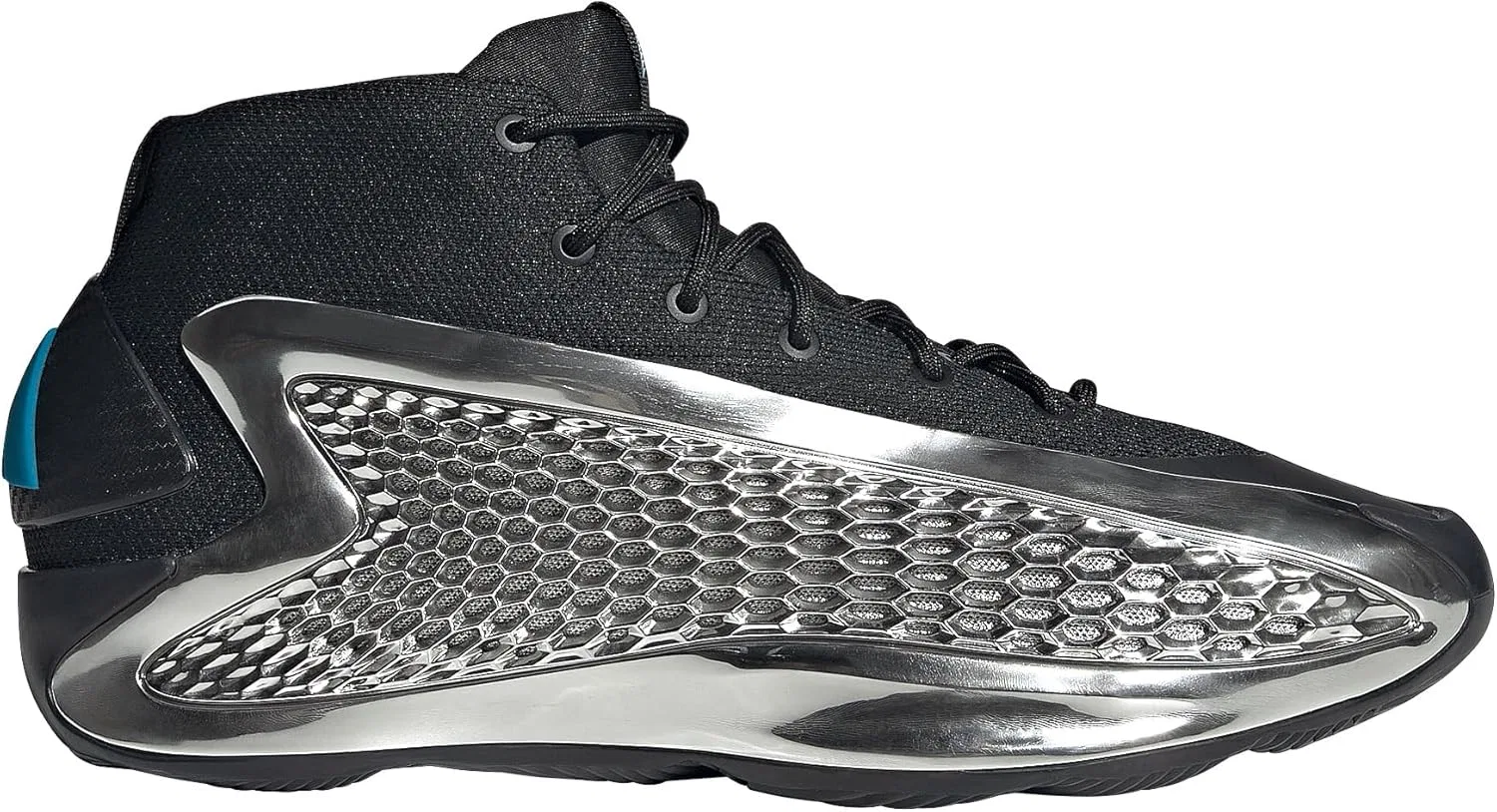 Мужские кроссовки Adidas Performance Anthony Edwards 1 Chrome, Black Silver Black