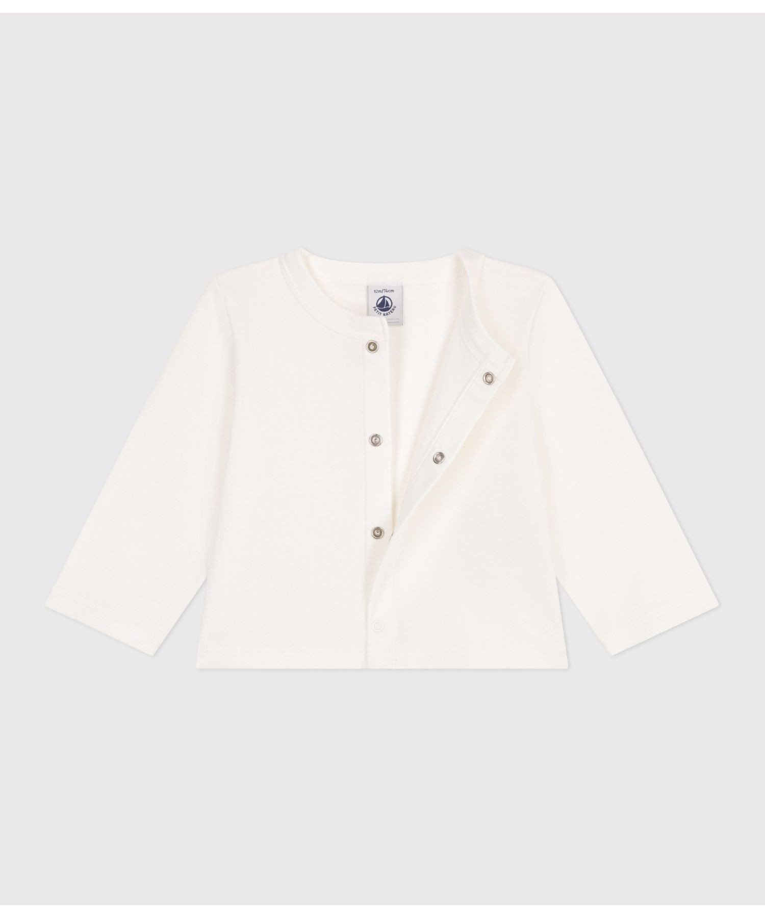 Кардиган PETIT BATEAU, Off white — фото 2
