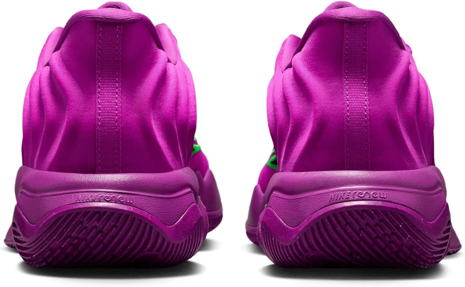 Баскетбольные кроссовки NIKE Giannis Immortality 4M, Hyper Violet Green Strike Bold Berry Black — фото 4