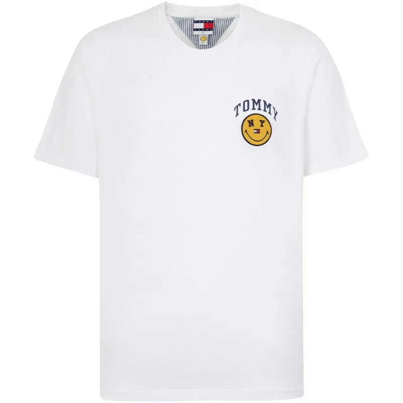 Футболка Tommy Hilfiger с принтом X SMILEY белая