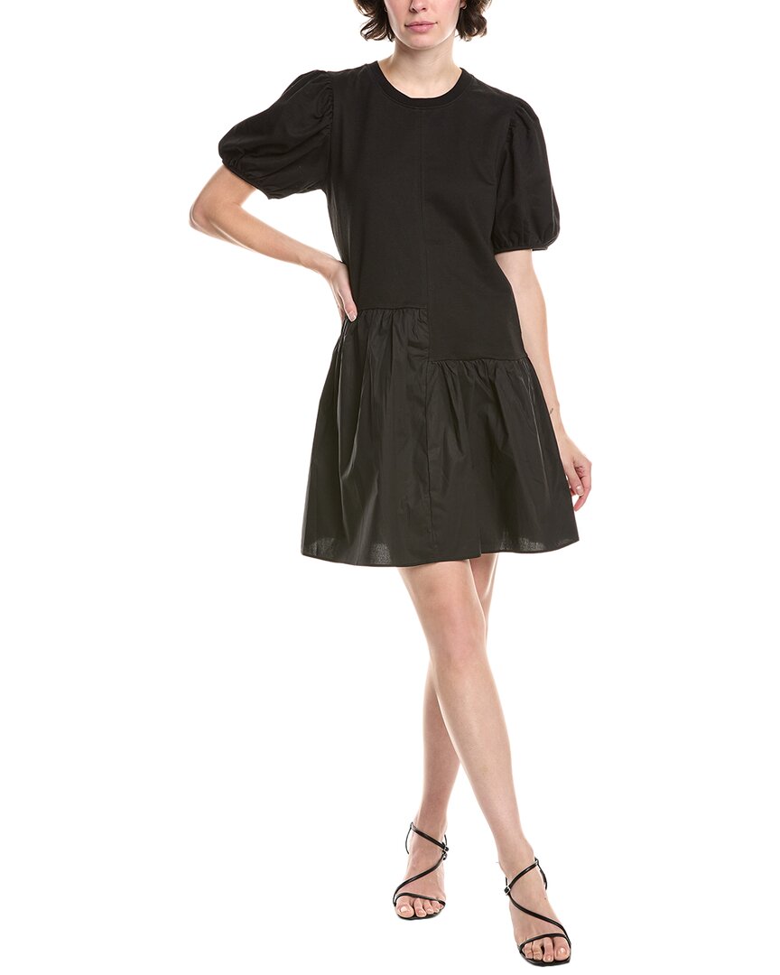 

Бесконечная роза вязаное платье-микс Endless rose, черный