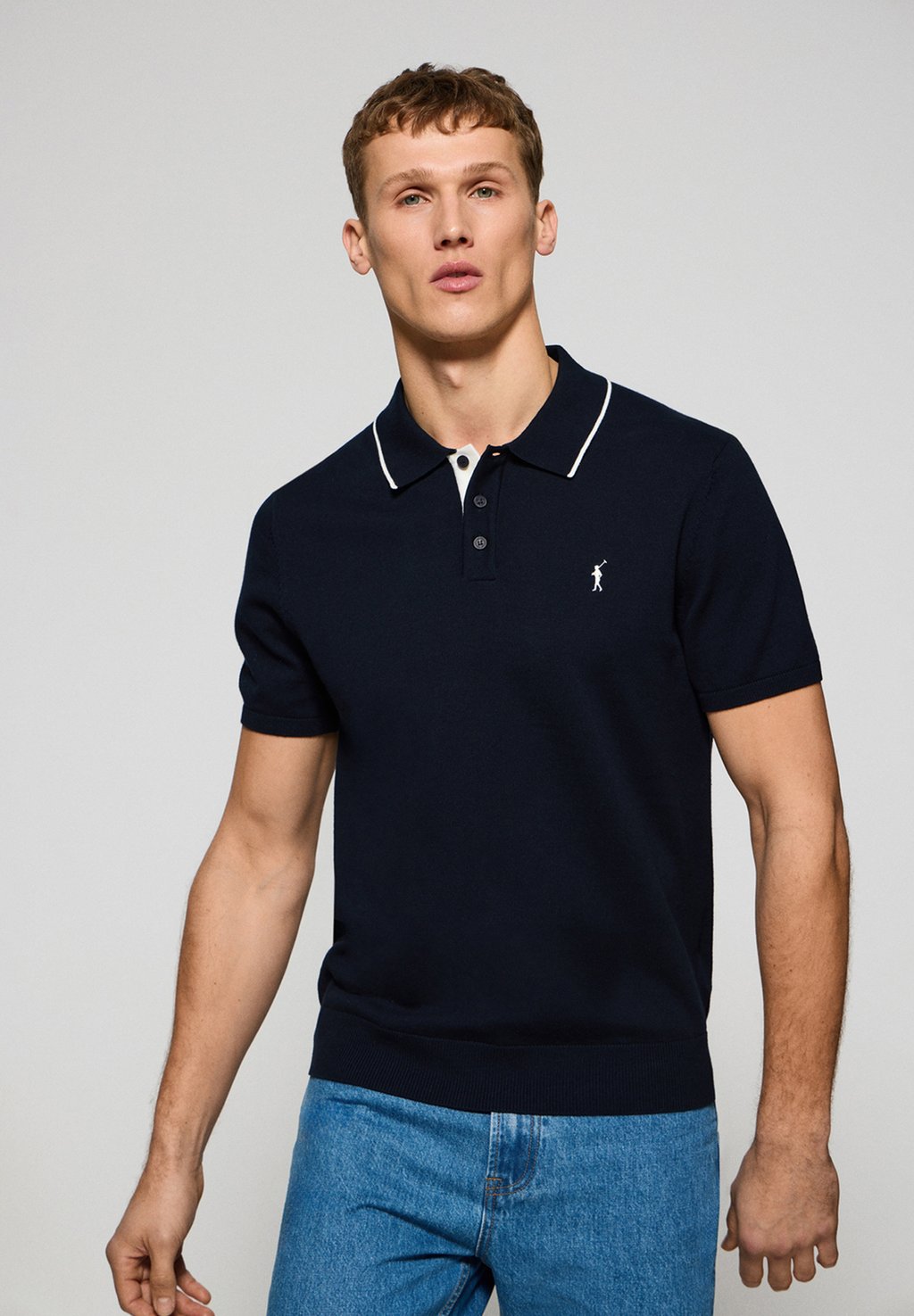 

Рубашка поло SHORT SLEEVE Polo Club, синий