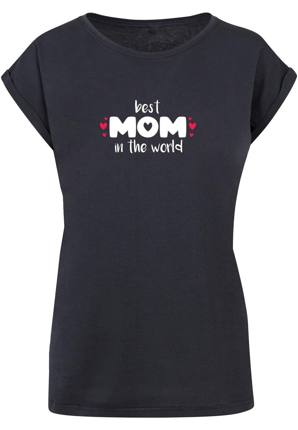 

Рубашка Merchcode Mothers Day - Best Mom In The World, темно-синий