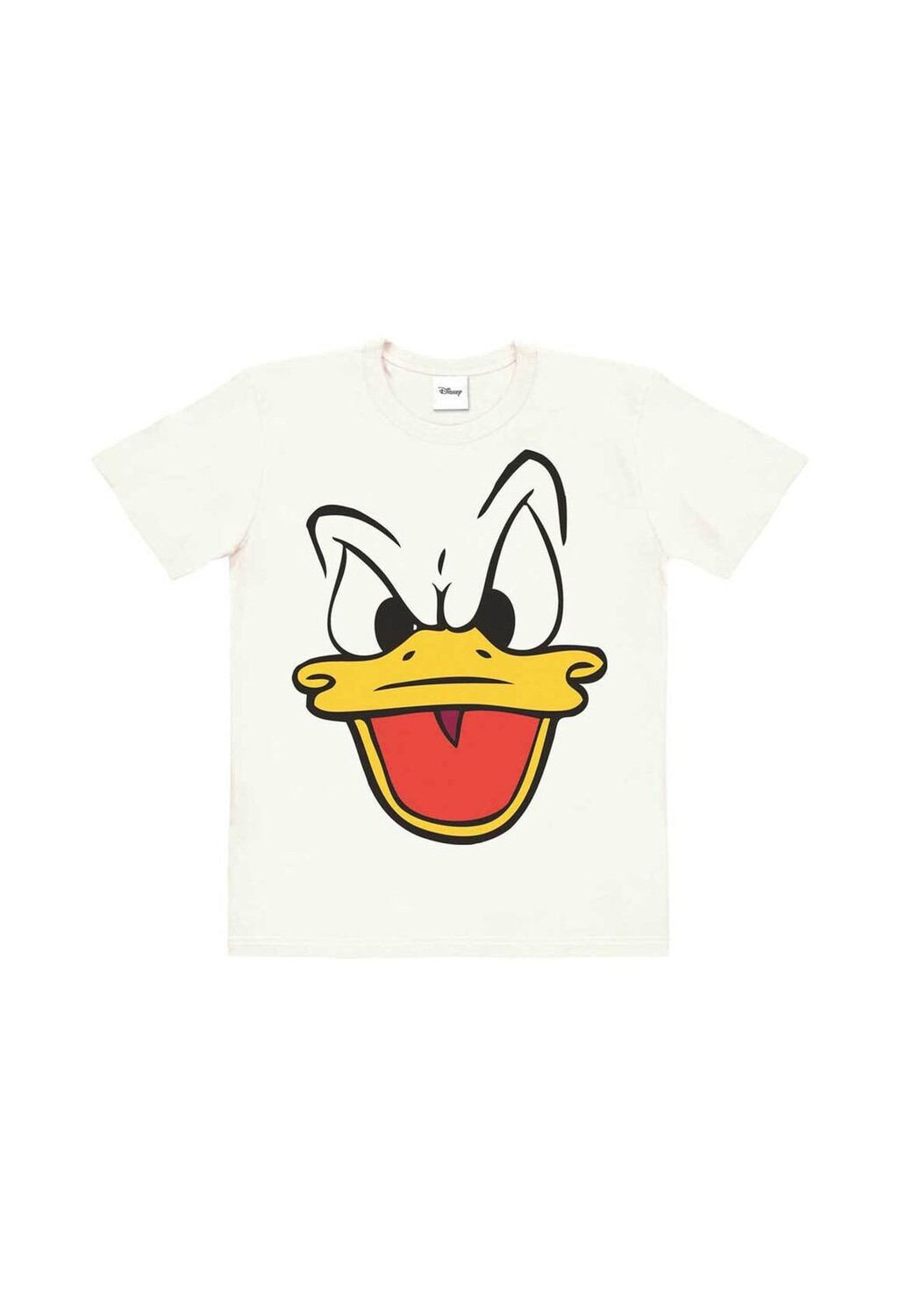 

Футболка Organic Kids Disney — Дональд Дак — Лицо LOGOSHIRT, белый