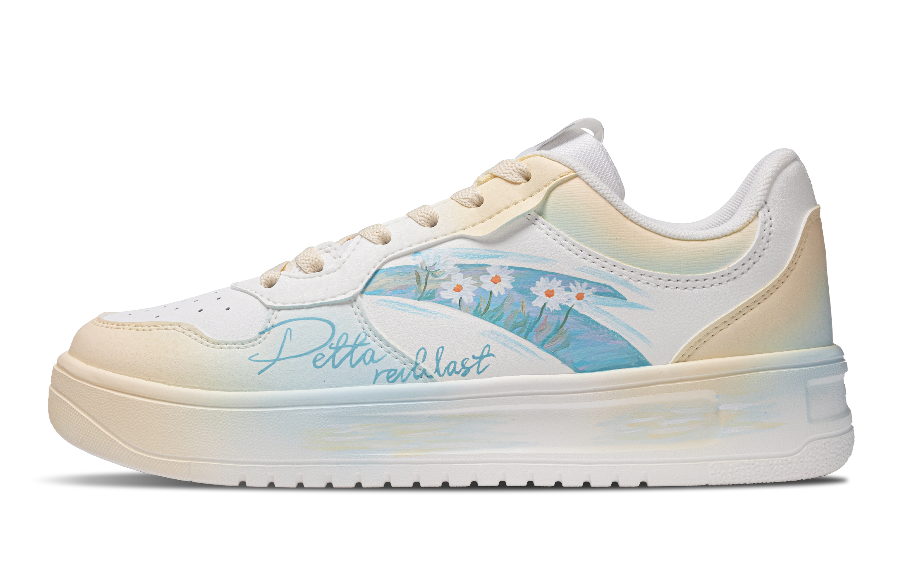 

ANTA Кроссовки для скейтбординга Relaxed Balanced Cushioning Low Top, мужские, рыже-желтые
