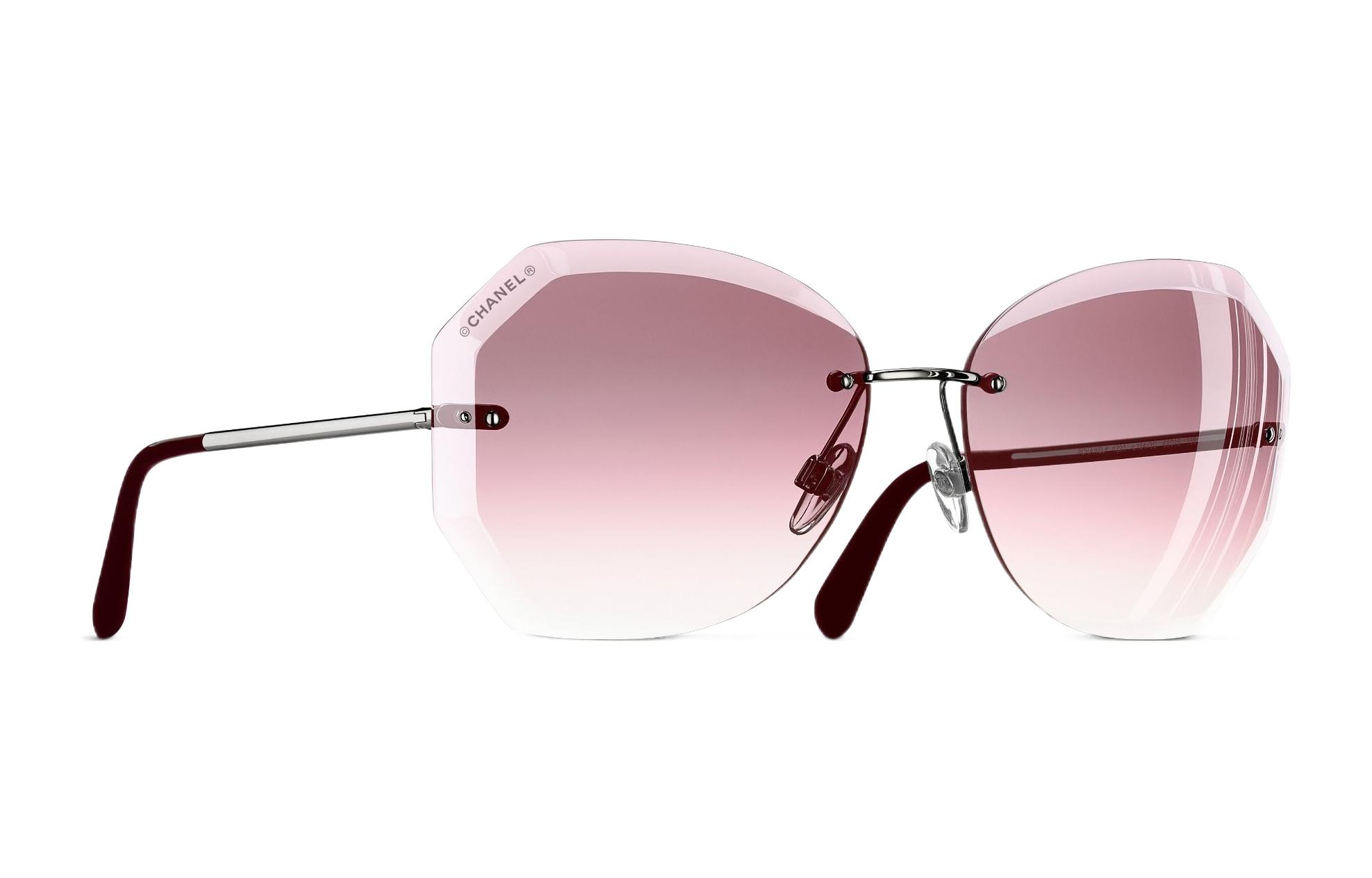 

CHANEL Солнцезащитные очки женские розовые, Pink