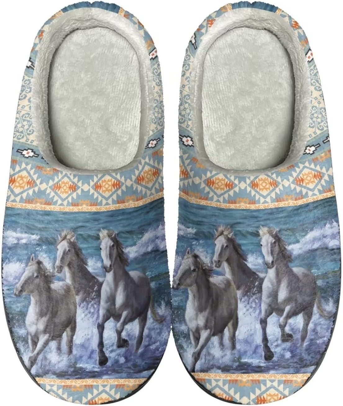 

Тапочки DISNIMO для женщин, подростков и взрослых, женские домашние тапочки, размер 5,5-12, 0 Western Horse
