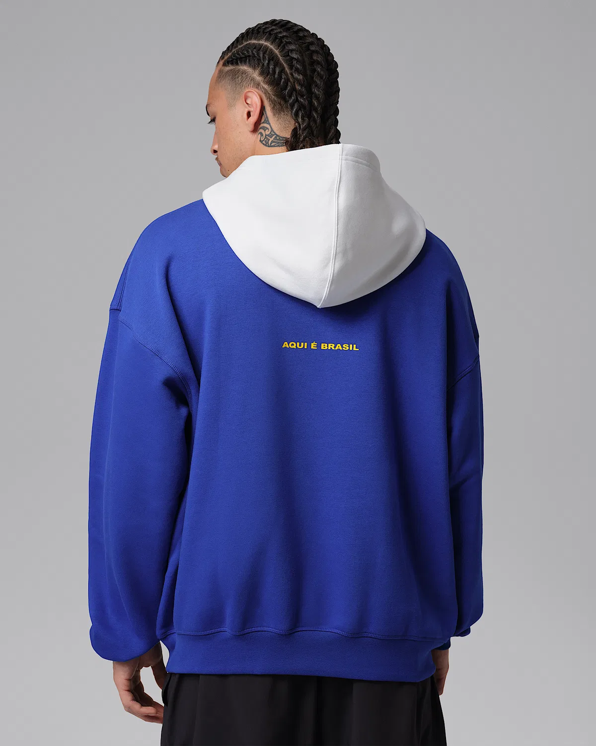 Мужская худи-свитшот Jordan Brooklyn Fleece, Old Royal/White — фото 2