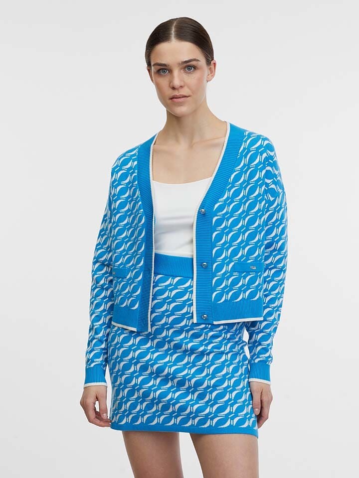 

Кардиган orsay Cardigan, цвет Blau/Weiß