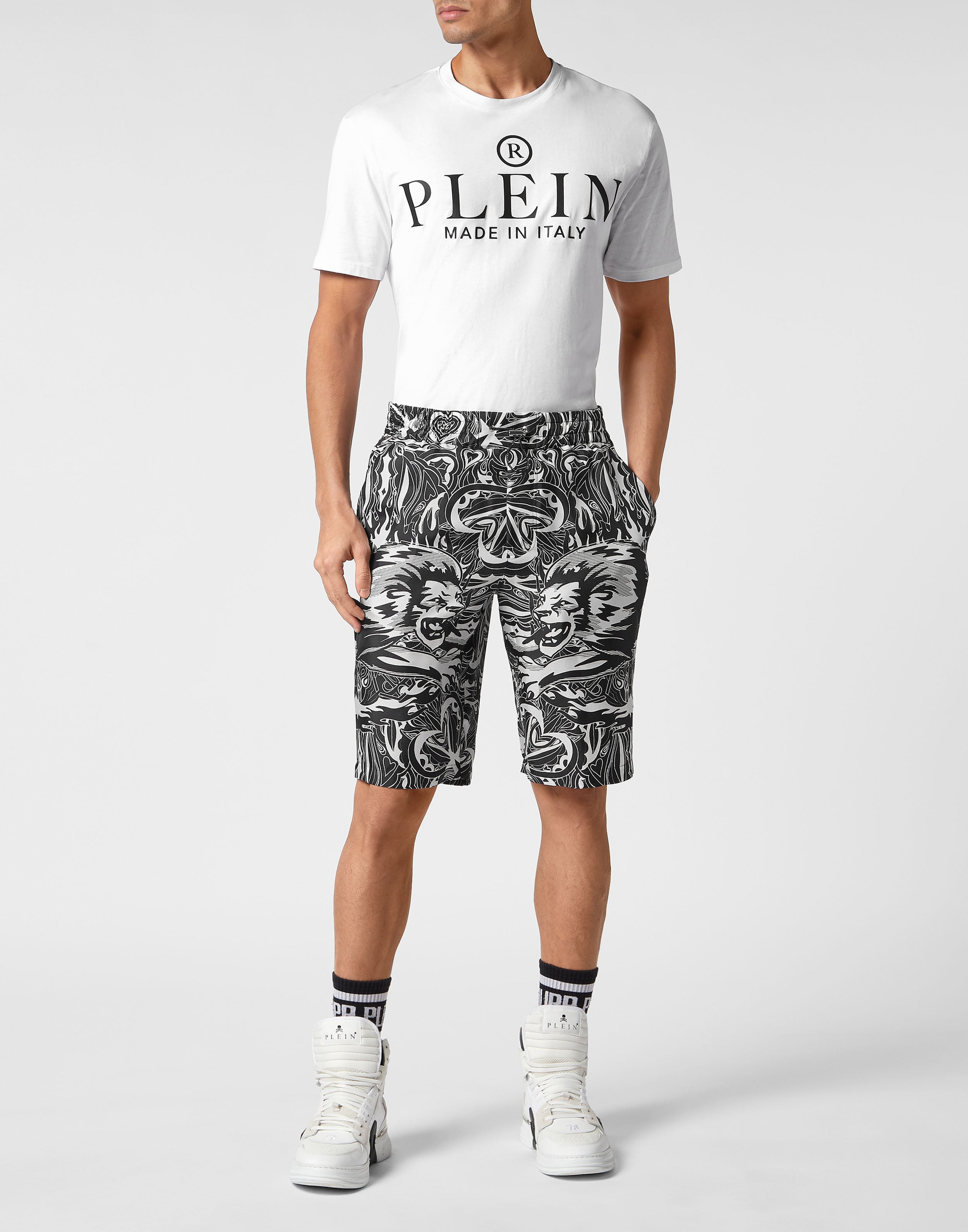 

Детские шорты Silk Cool Tribal Circus PHILIPP PLEIN, черный