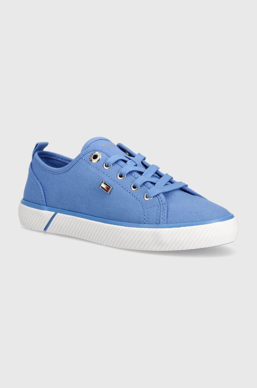 

Tommy Hilfiger Кроссовки VULC CANVAS SNEAKER, синий