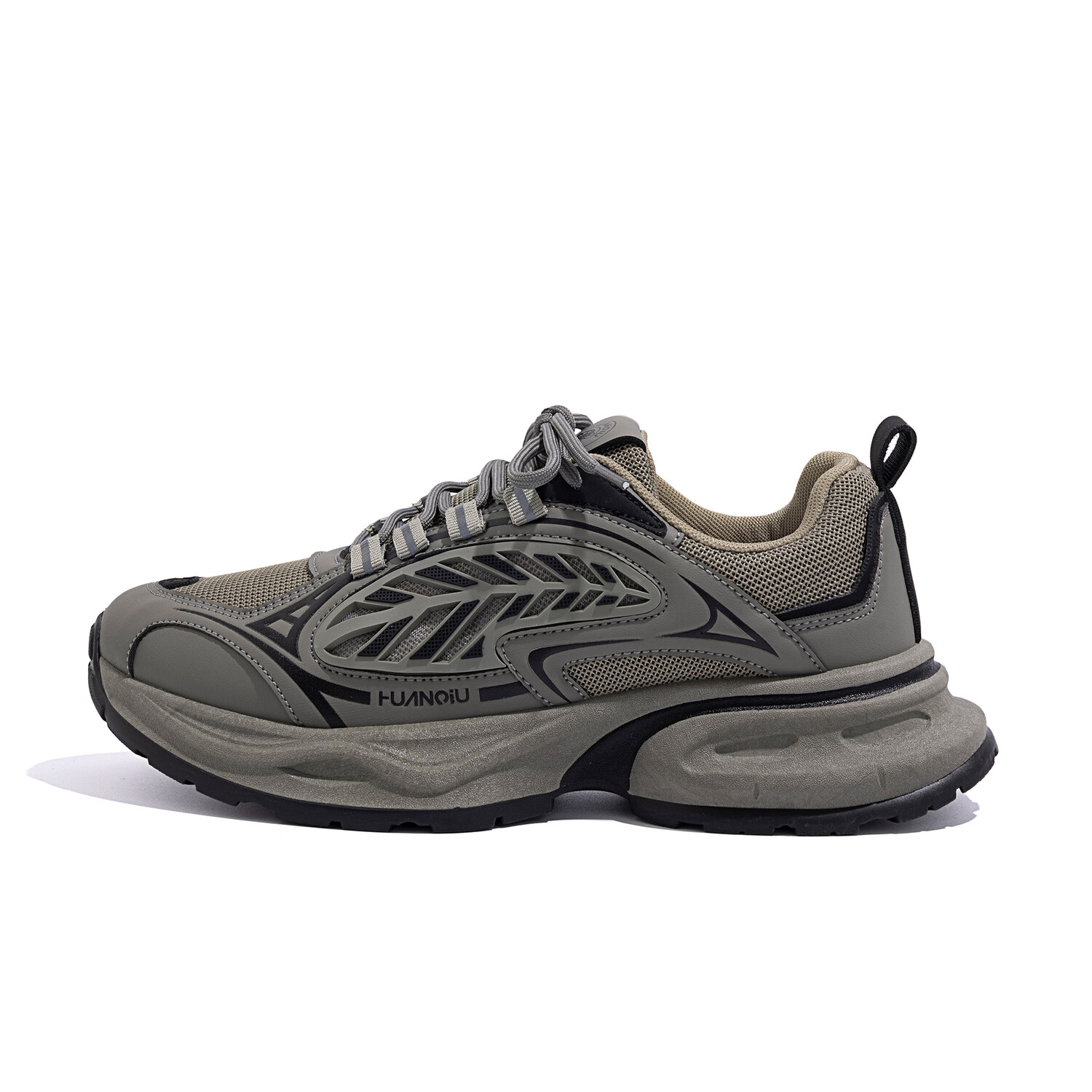 

Кроссовки HUANQIU Chunky Sneakers Men Low-top Military Green, хаки