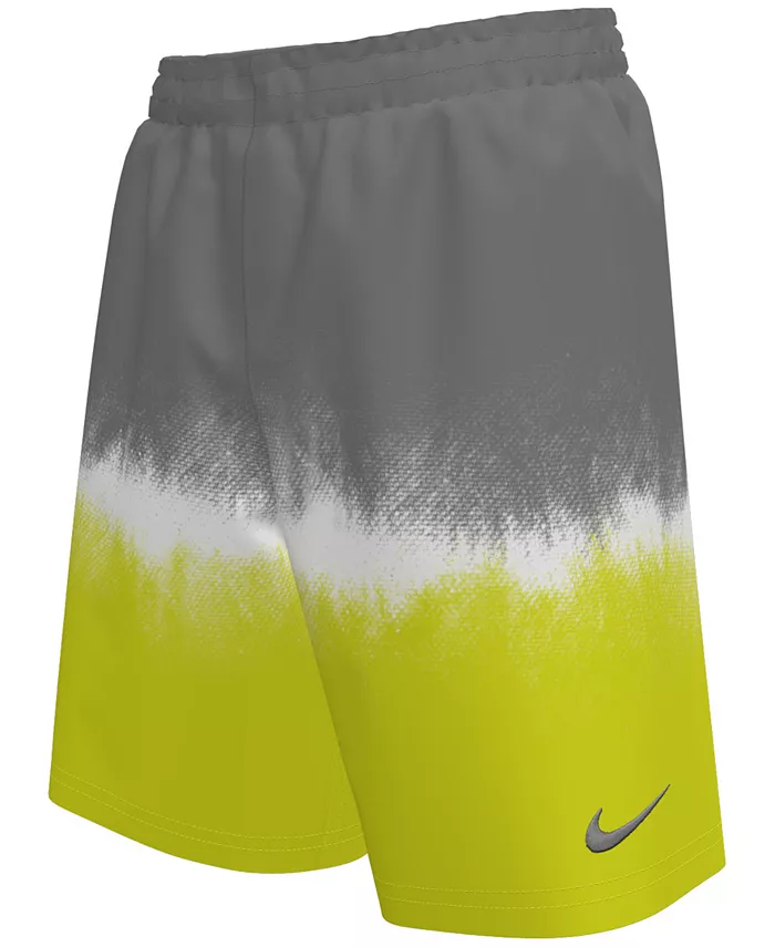 

Большие мальчики 7" пляжные шорты Volley с эффектом омбре Nike, желтый