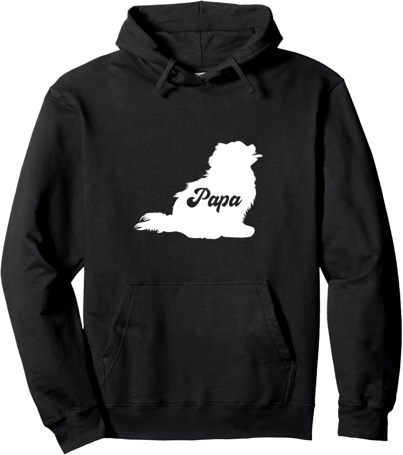 

Одинаковые семейные костюмы для папы и померанского шпица, толстовка для папы Pomeranian Family Lazy Costume, черный