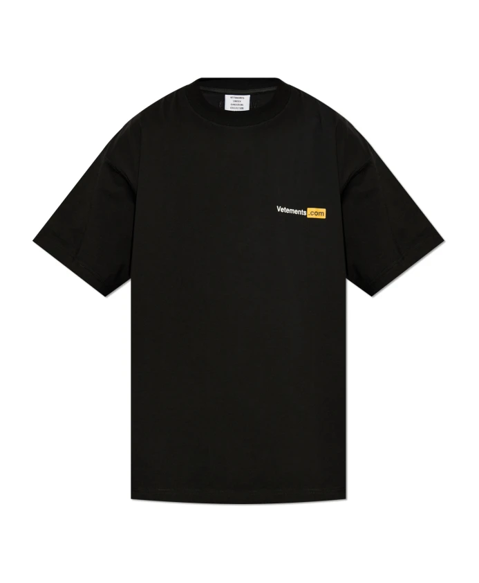 

Футболка с логотипом Vetements, черный