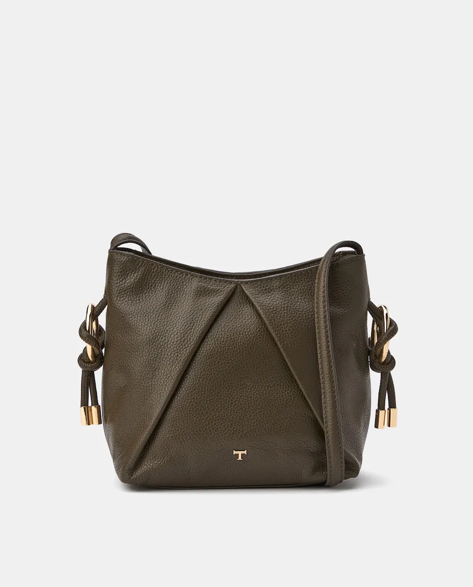 

Кожаная сумка с боковыми кольцами Latouche, темно-зеленый