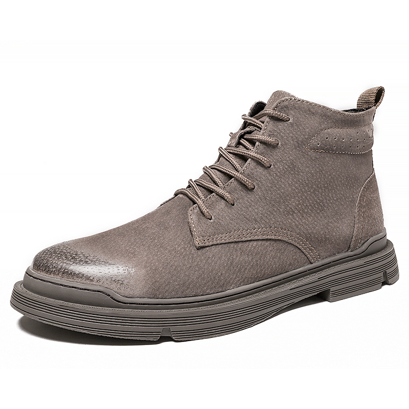 

KLAOSD Мужские ботинки Martin Boots цвета хаки и верблюжьей шерсти