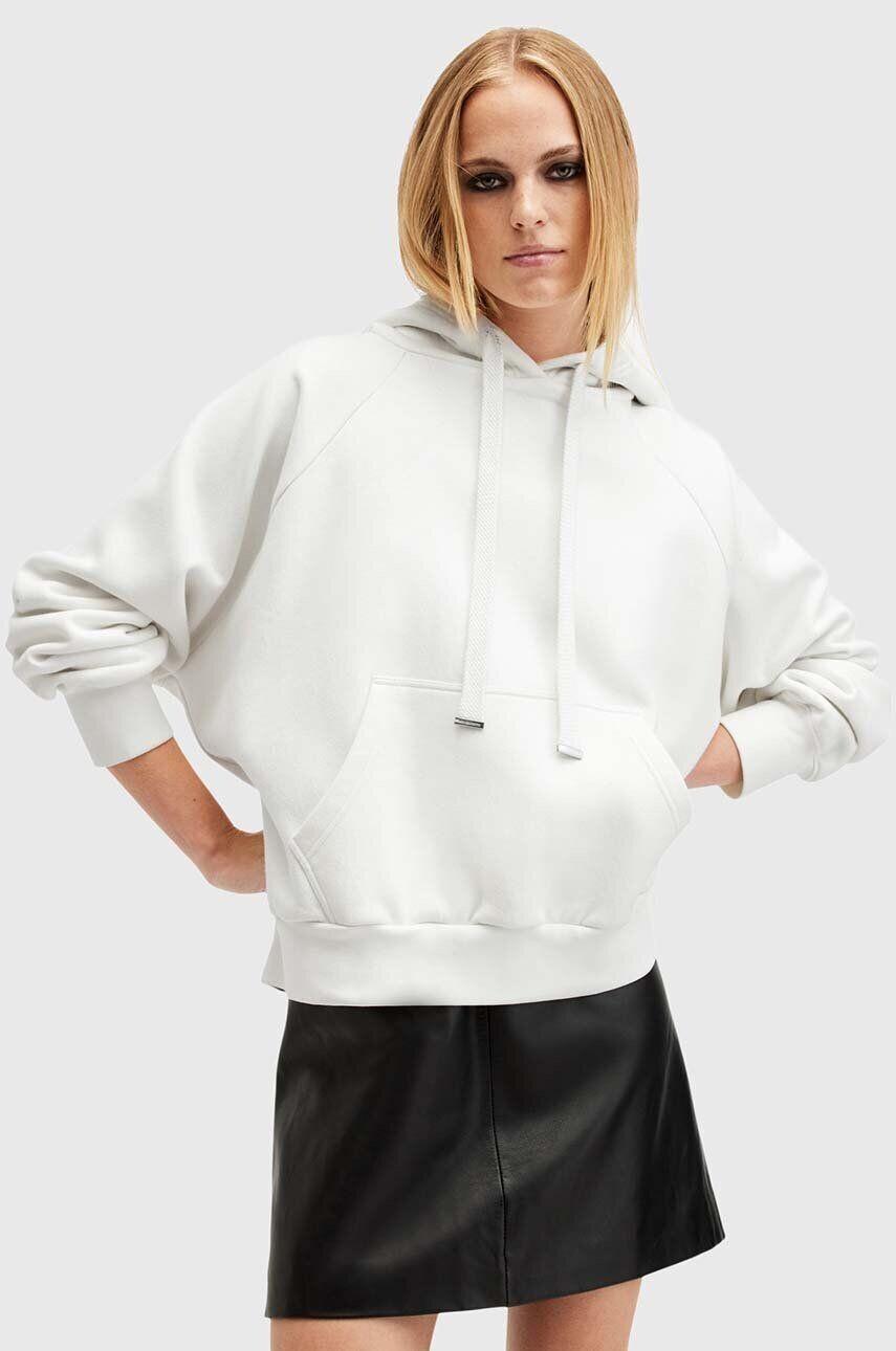 

Толстовка из хлопка TALON UNDRGRND HOODY AllSaints, белый