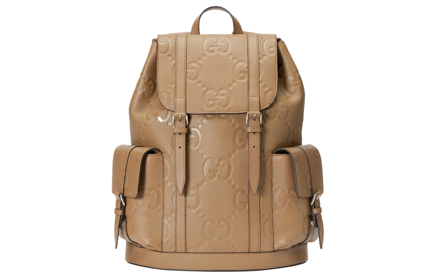 

Кожаный рюкзак мужской бежевый GUCCI