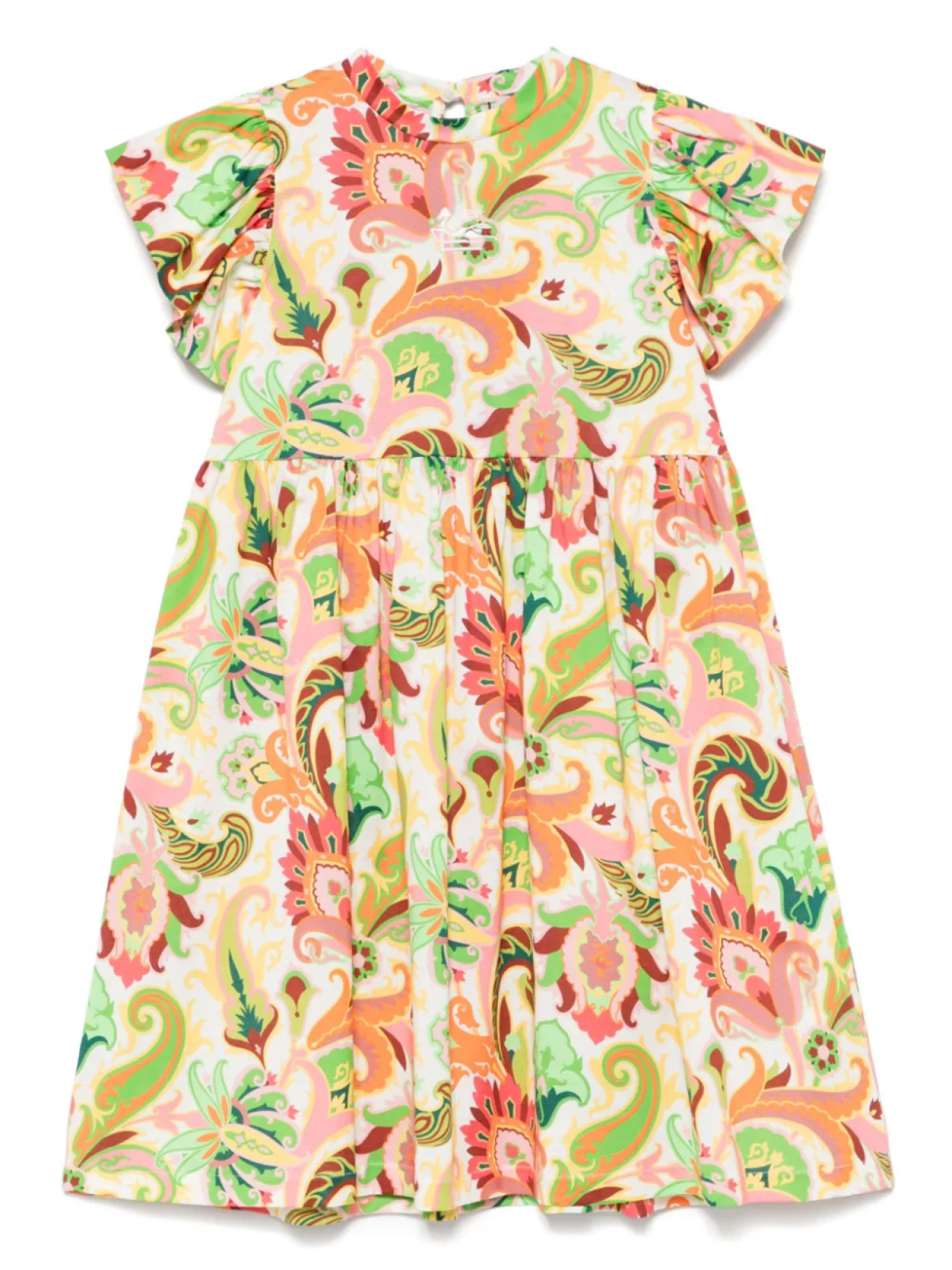 

Платье с узором пейсли ETRO KIDS, белый