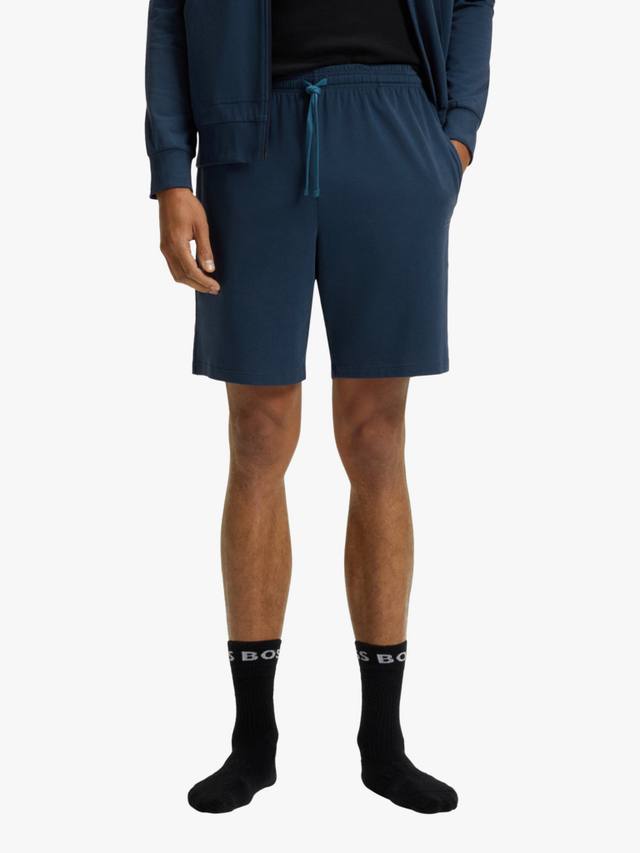 

Шорты BOSS с кулиской из хлопковой смеси HUGO BOSS, Open Blue