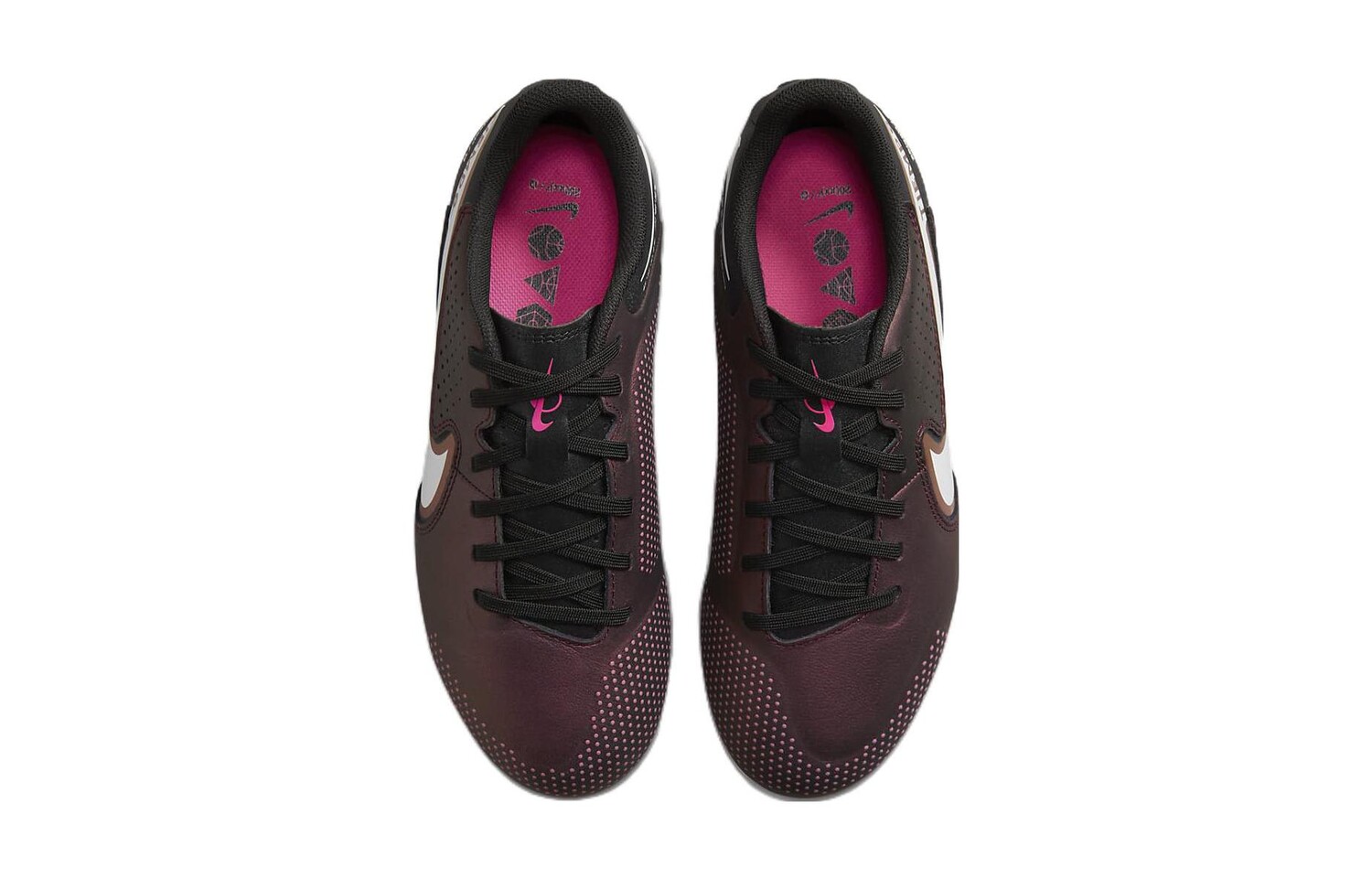 Бутсы Tiempo Legend 9 Academy MG «Burgundy White» GS Nike — фото 4