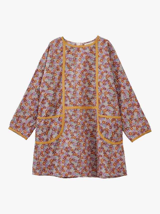 

Детское платье с длинными рукавами из хлопка с цветочным принтом Caramel, Sadie Rose Print