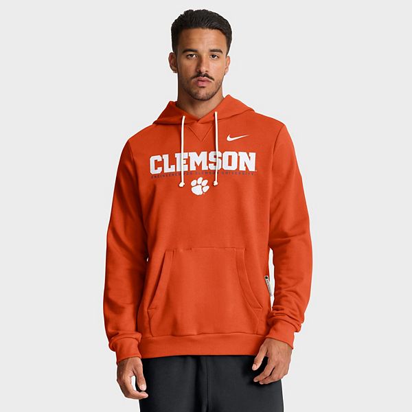 Мужская оранжевая худи Clemson Tigers 2025 Sideline Standard Issue Dri-FIT Nike — фото 2