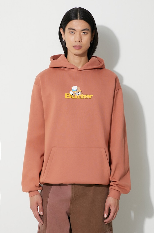 

Толстовка Teddy Logo Pullover Hood Butter Goods, оранжевый