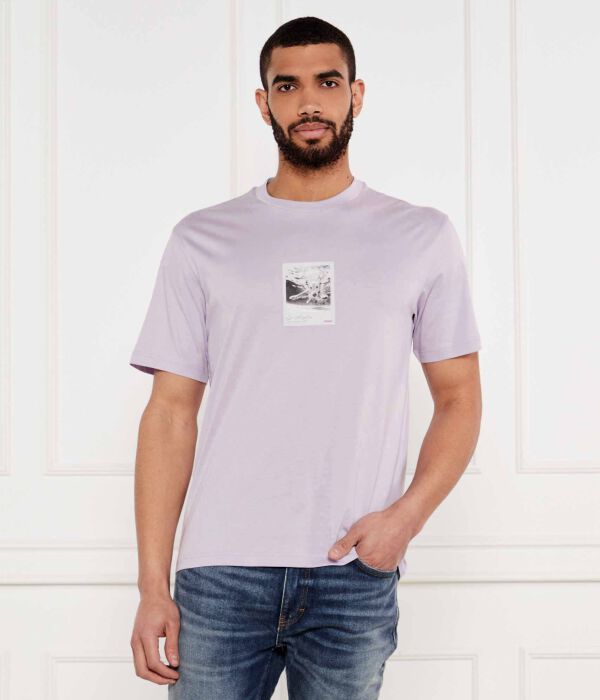 

Футболка Дарти Relaxed fit Hugo, лавандовый