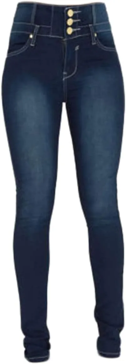 

Andongnywell женские джинсы high-rise slim-fit stretch plus size