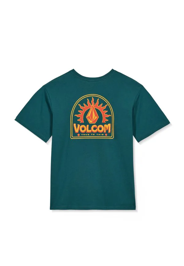 Футболка с принтом на тему солнцестояния Volcom, Rifle Green — фото 4