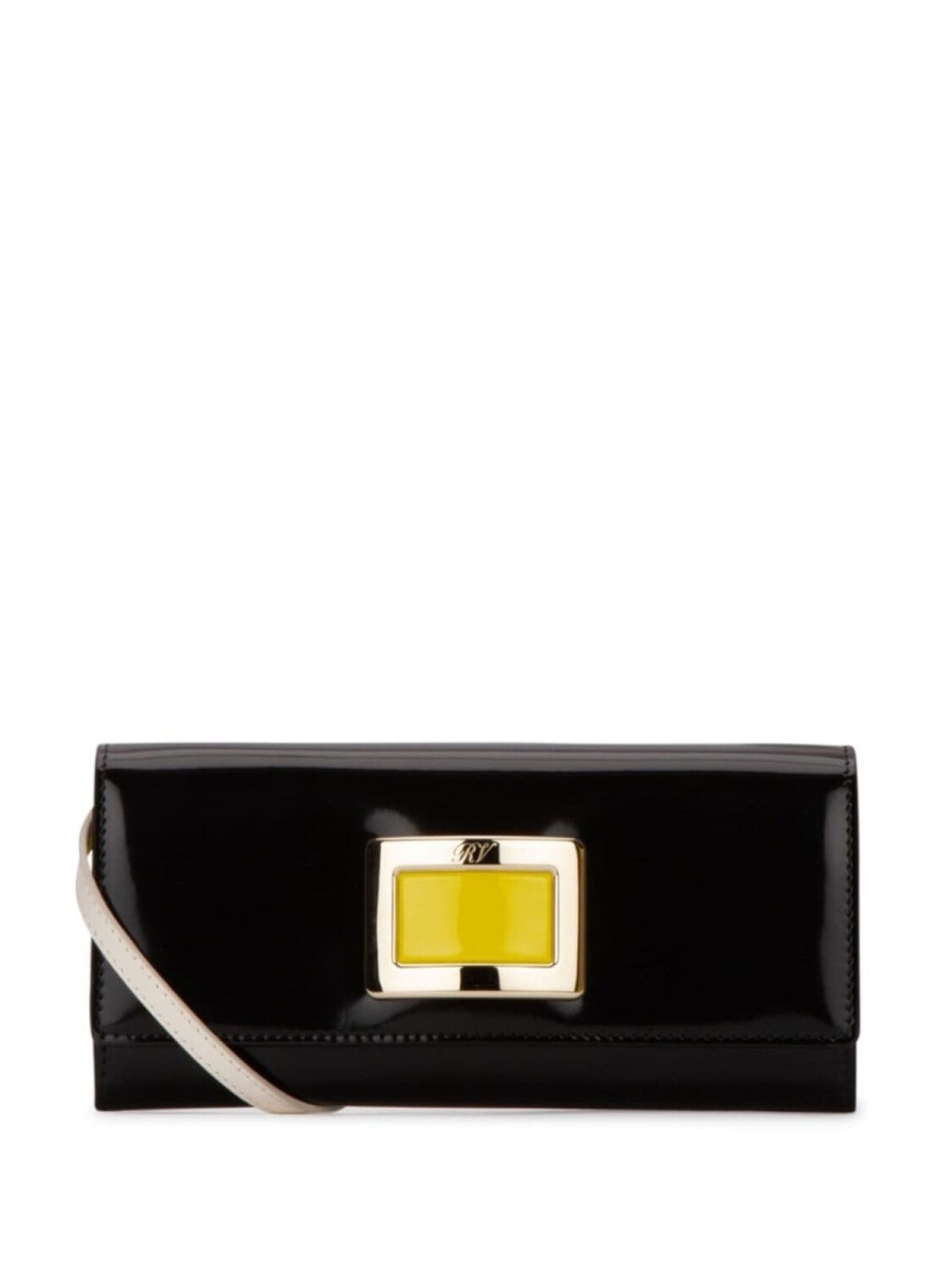 

Roger Vivier клатч с пряжкой, черный