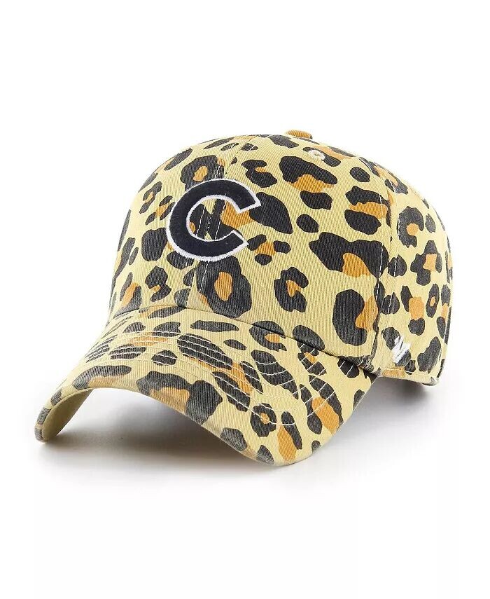 

Женская регулируемая шапка Chicago Cubs Tan Bagheera Cheetah Clean Up '47 '47 Brand