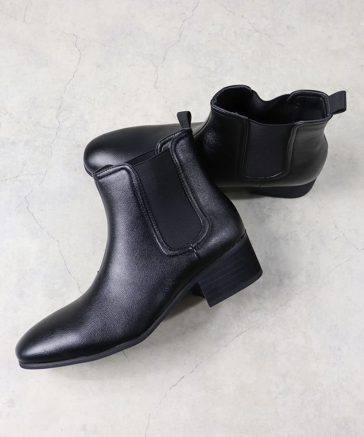 Ботинки с боковой резинкой Dedes на каблуке коричневые — фото 3