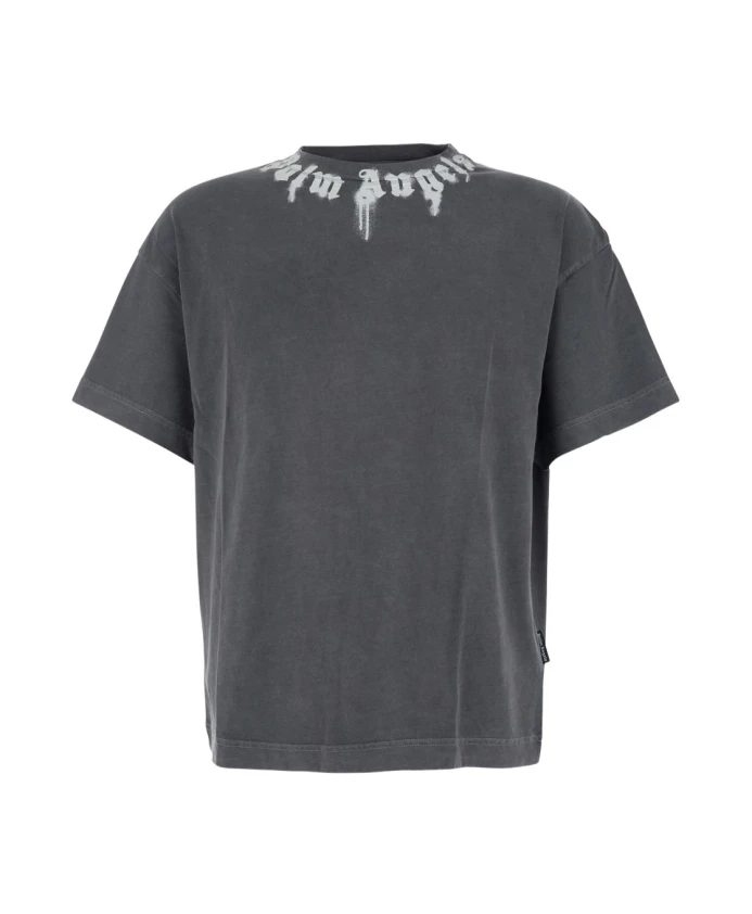 

Серая футболка, модель осень-зима 2025 Palm Angels, серый