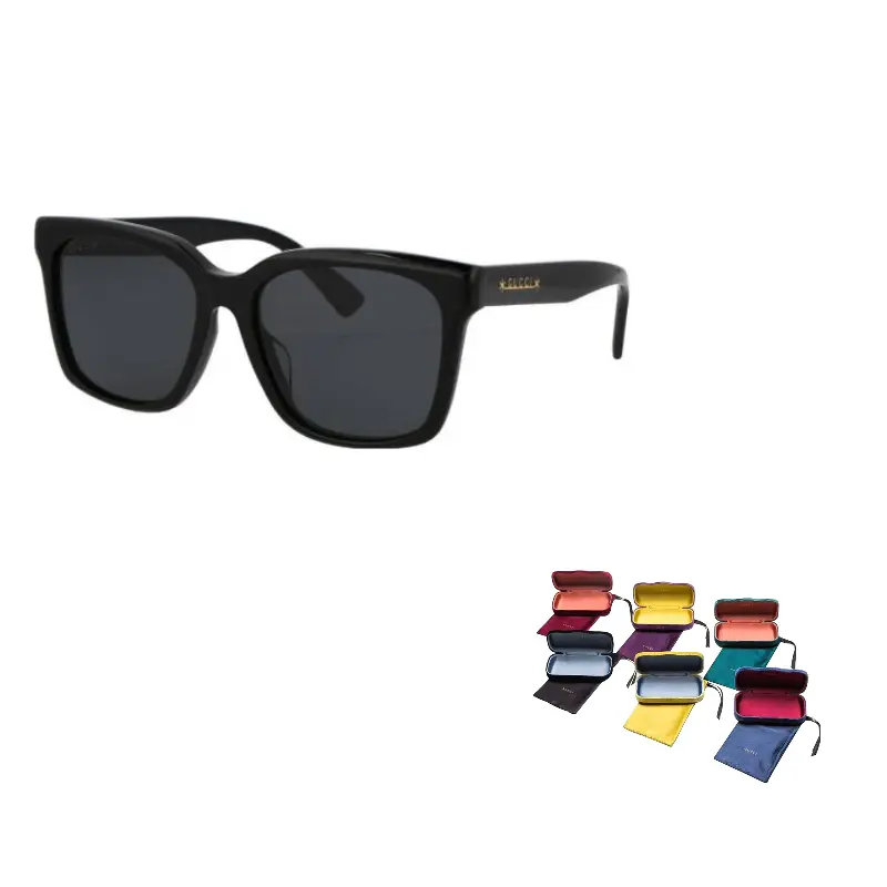 

Очки солнцезащитные Gucci Unisex Square Frame, черный