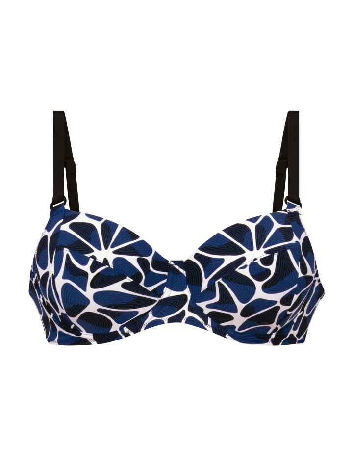 

Верх бикини Anita Top Blue Depths, цвет schwarz/pool blue