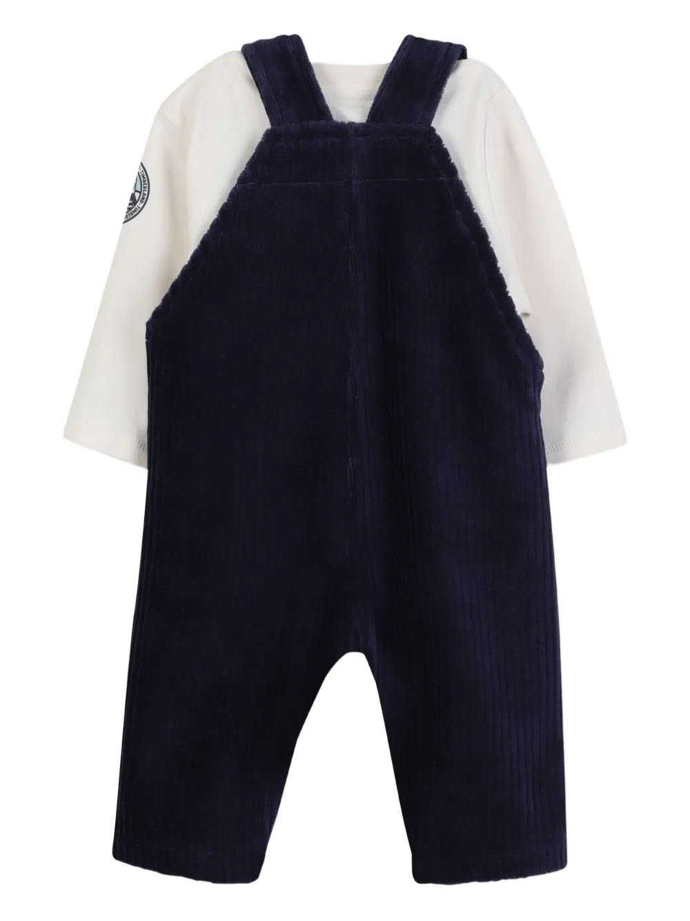 Комплект комбинезона из вельвета с рубчиком Timberland Kids, черный — фото 2