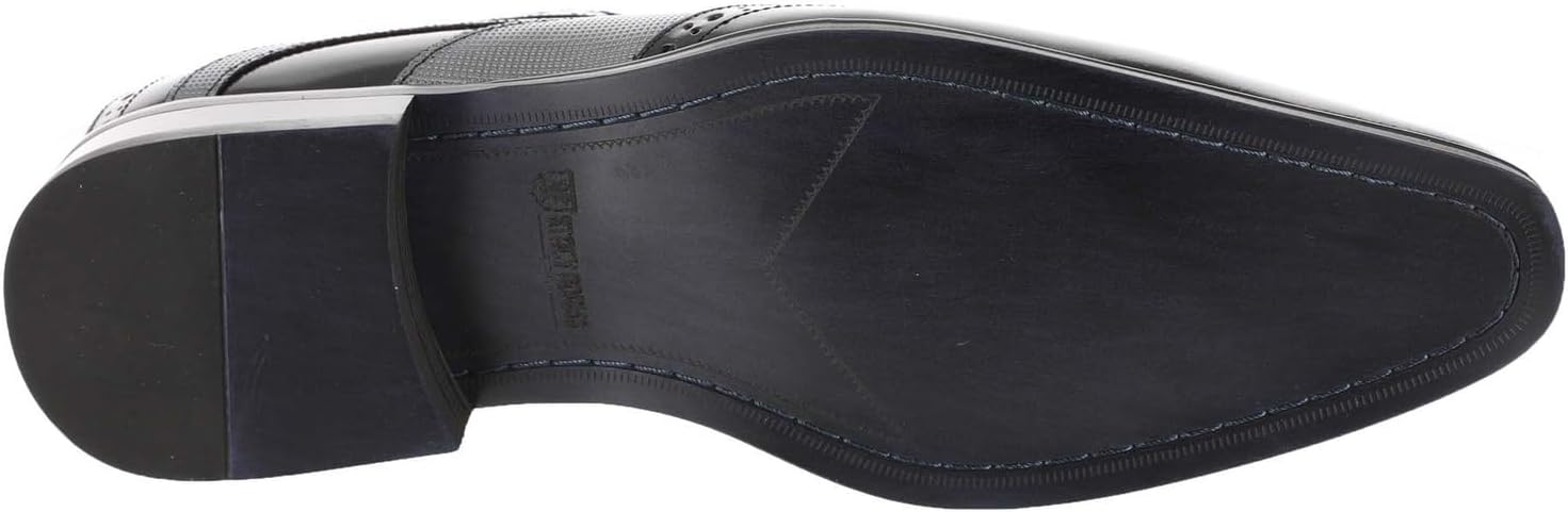 Мужские туфли Stacy Adams Ivingale Wingtip на шнуровке, черный/серый — фото 3