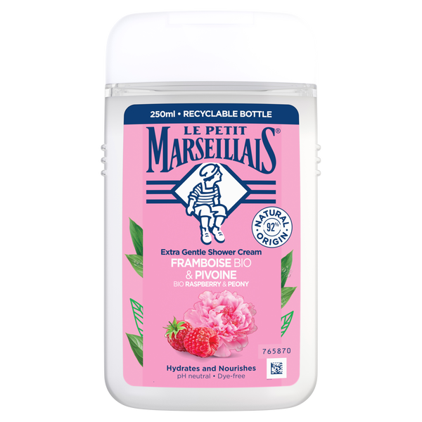 

Кремовый гель для душа органическая малина и пион, 250 мл Le Petit Marseillais Raspberry&Peony