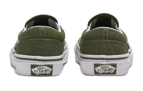 Кроссовки classic slip-on checkerboard 'sun baked' Vans, оранжевый — фото 3